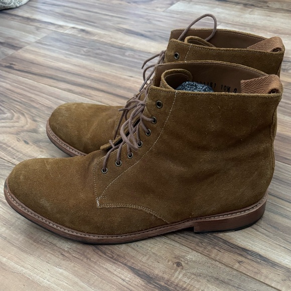 Grenson England Fergal Brown Snuff Suede Leather Boots 10 1/2 UK/11 1/2 US - Picture 4 of 5